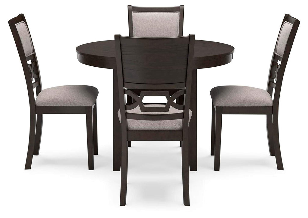 Langwest Dining Table and 4 Chairs (Set of 5)