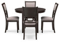 Langwest Dining Table and 4 Chairs (Set of 5)