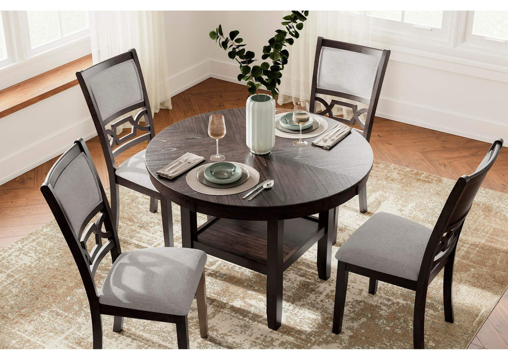 Langwest Dining Table and 4 Chairs (Set of 5)