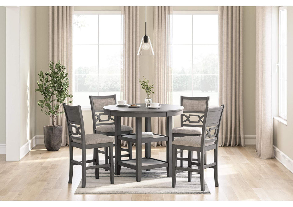 Wrenning Counter Height Dining Table and 4 Barstools (Set of 5)