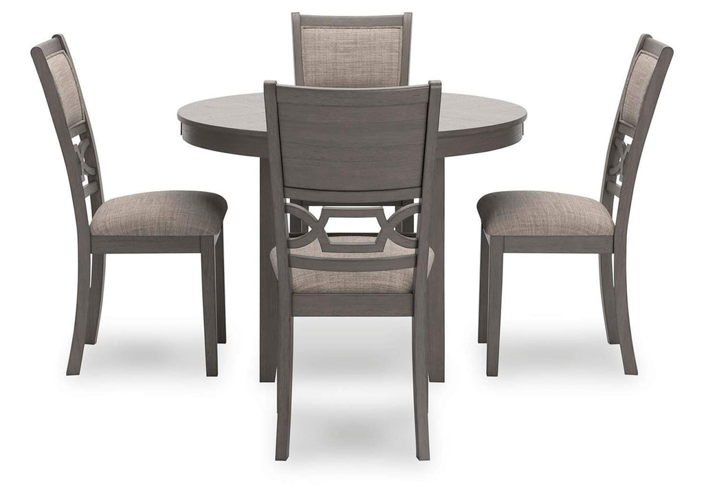 Wrenning Dining Table and 4 Chairs (Set of 5)
