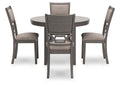 Wrenning Dining Table and 4 Chairs (Set of 5)