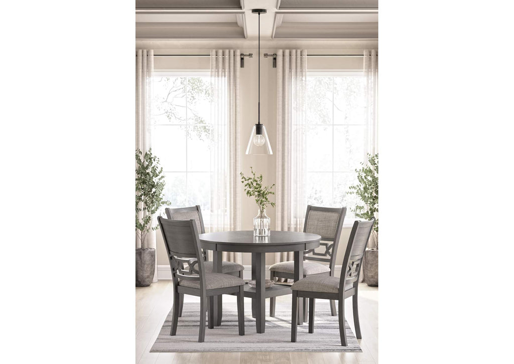 Wrenning Dining Table and 4 Chairs (Set of 5)
