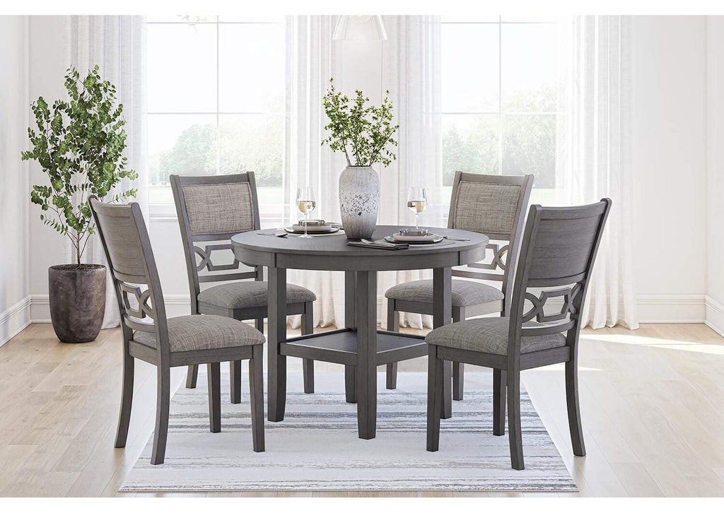 Wrenning Dining Table and 4 Chairs (Set of 5)