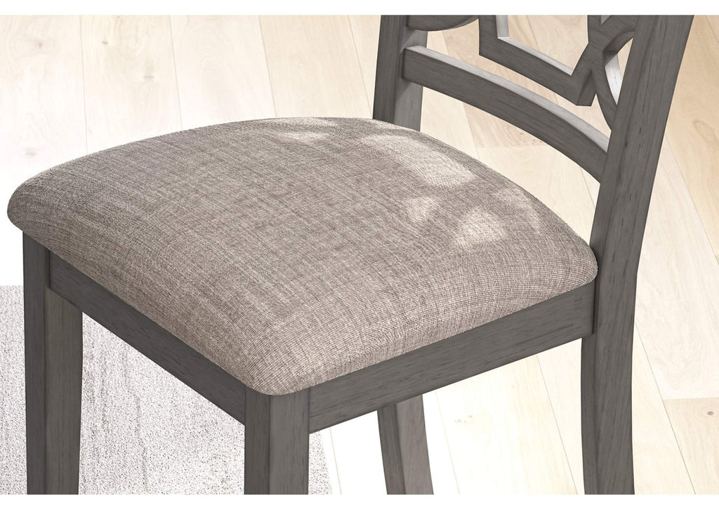 Wrenning Dining Table and 4 Chairs and Bench (Set of 6) detail