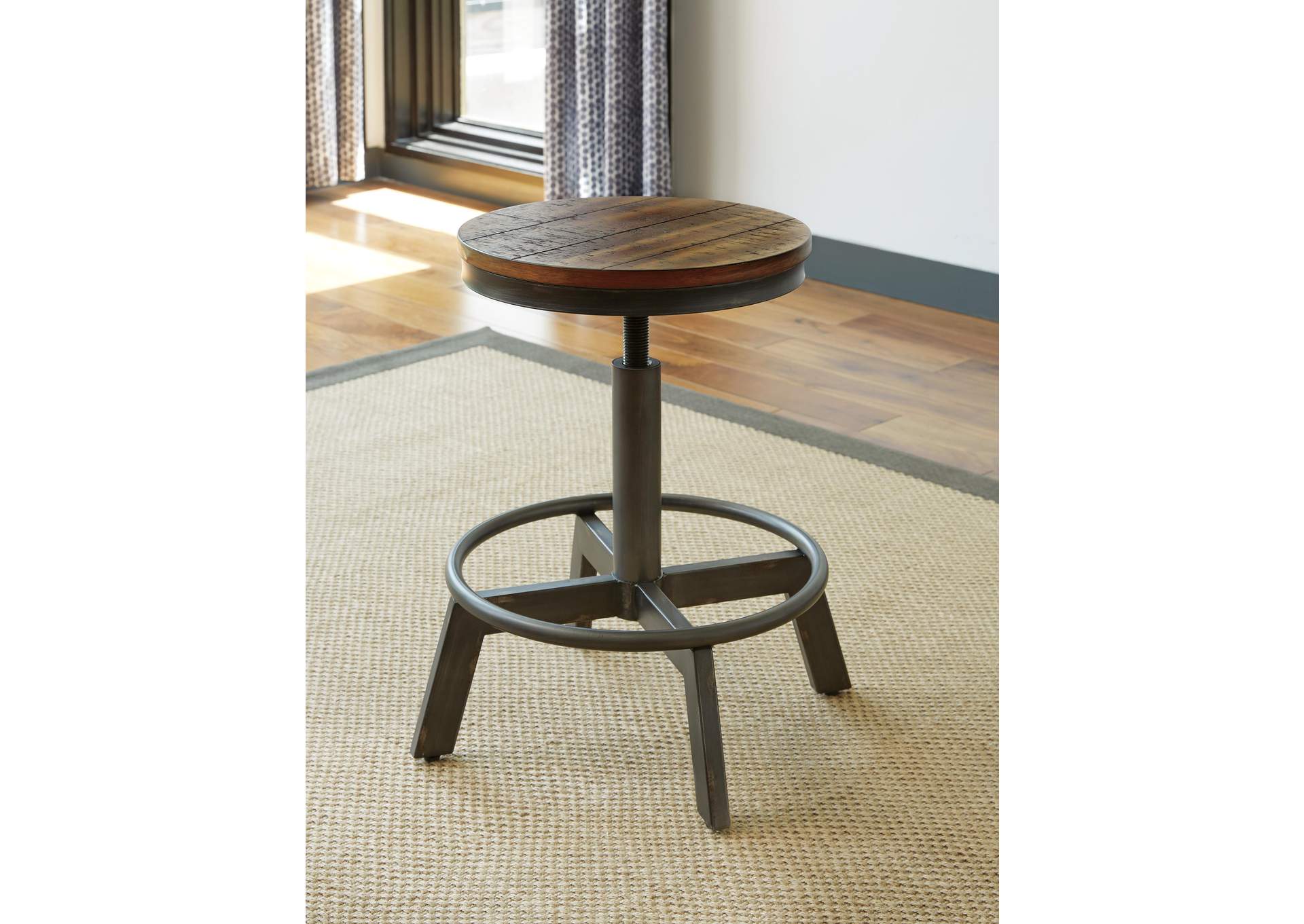 Torjin Counter Height Dining Table and 2 Bar Stools