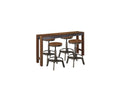 Torjin Counter Height Dining Table and 4 Barstools Set