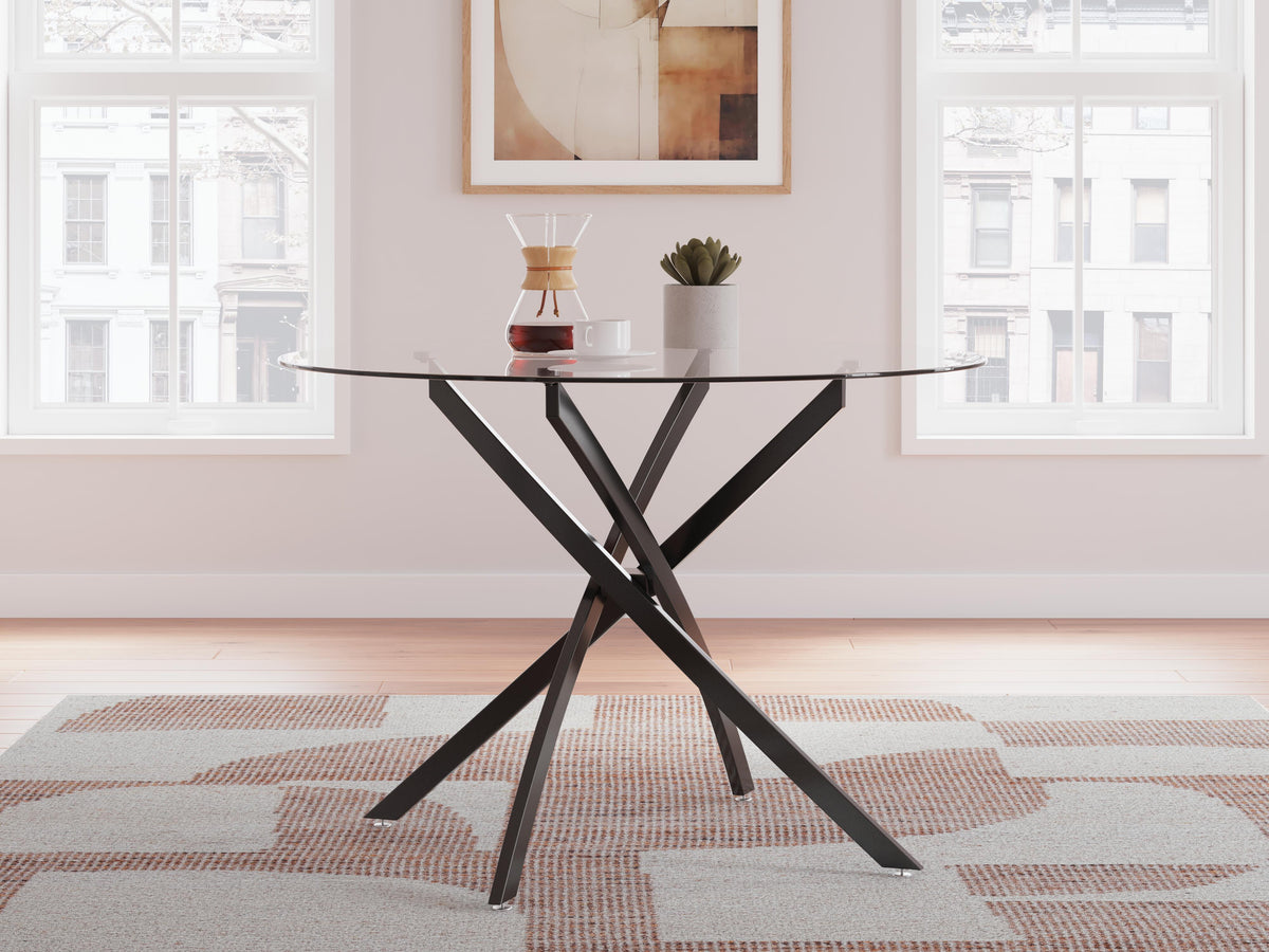 Pharwynn Dining Table in Black, alternate view 3