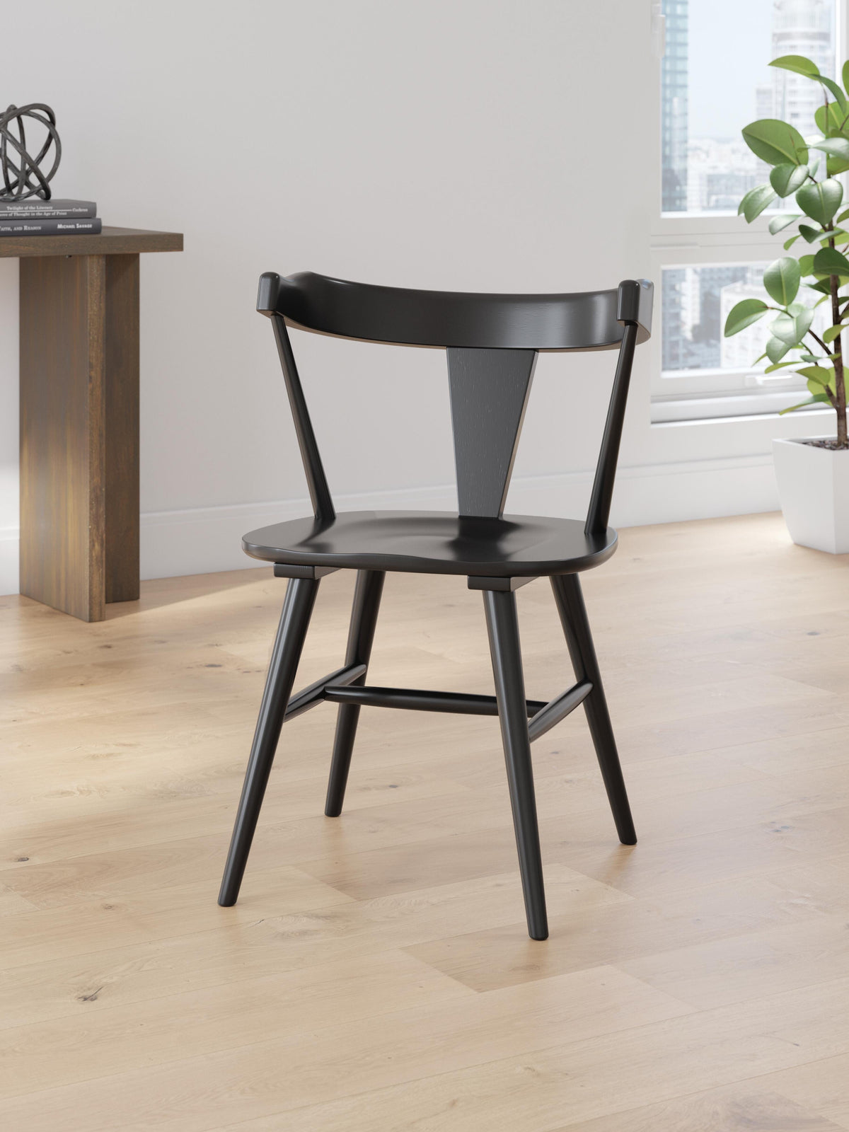 Gretlynn Dining Chair in Black, alternate view 3