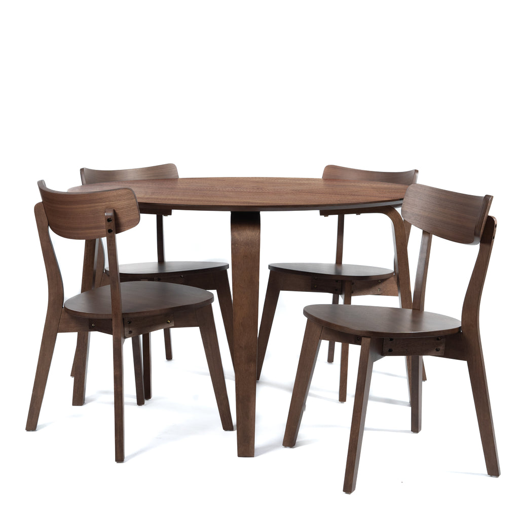 Gabby Round -Walnut Dining Table