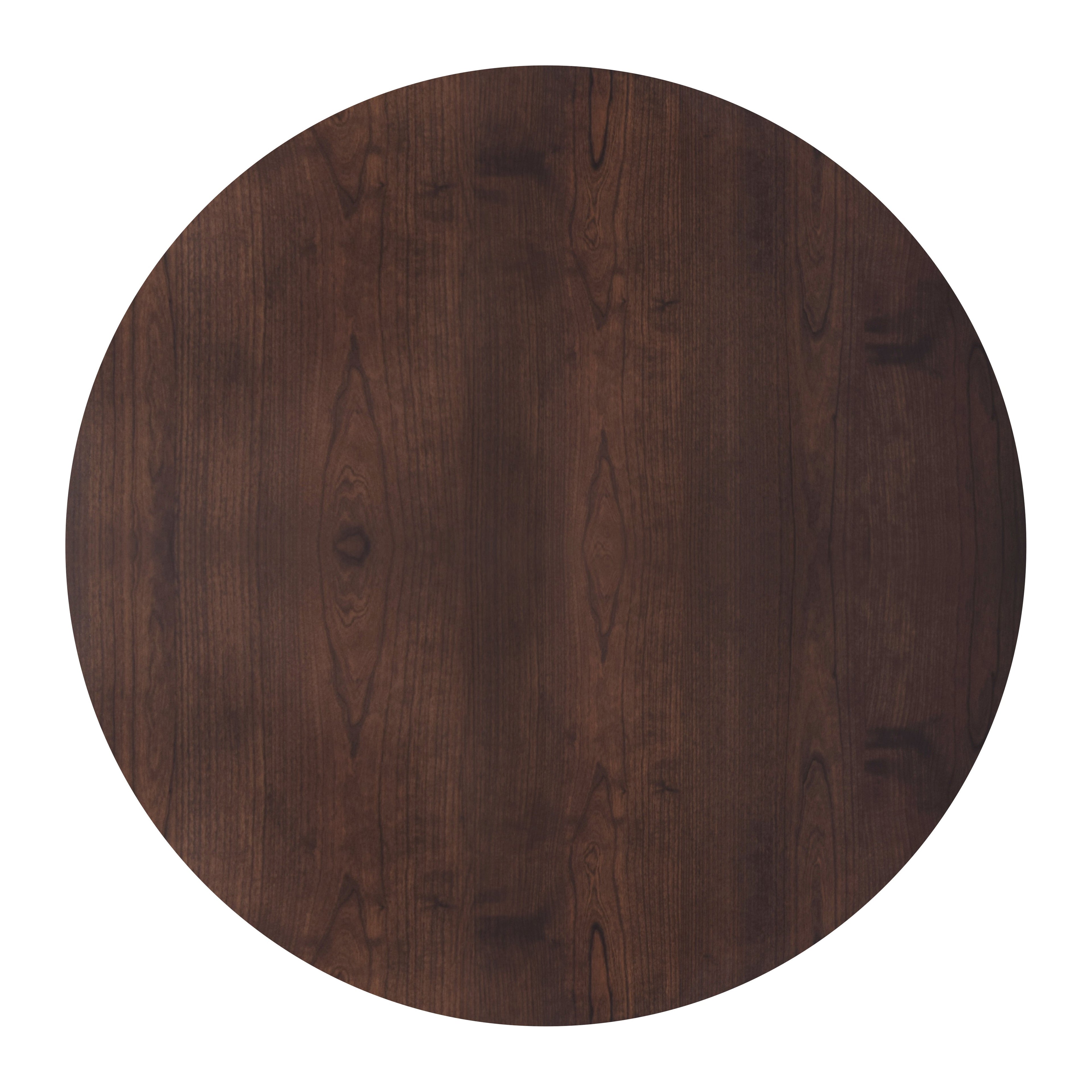 Tioga 47" Round Table-Brown Cherry