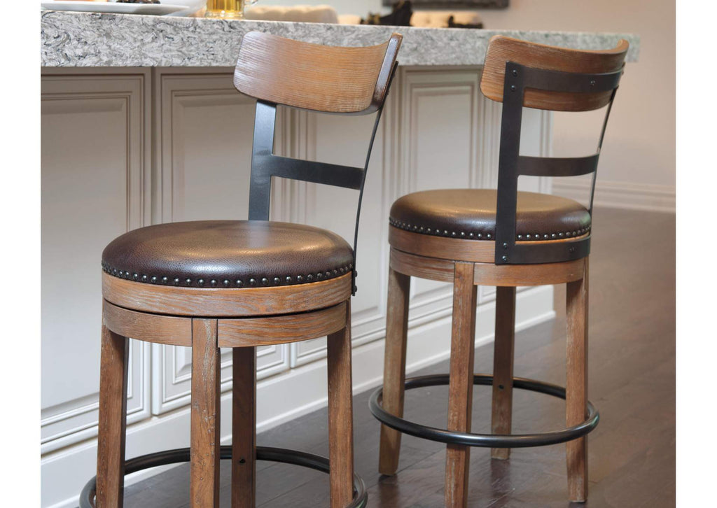 Pinnadel Counter Height Bar Stool (Set of 2) room view
