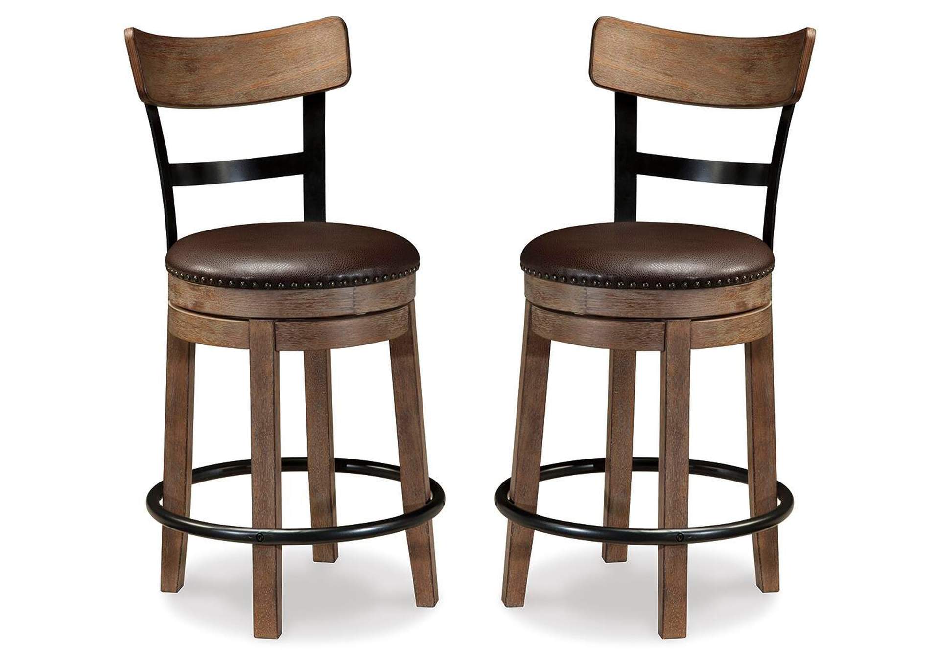 Pinnadel Counter Height Bar Stool (Set of 2)