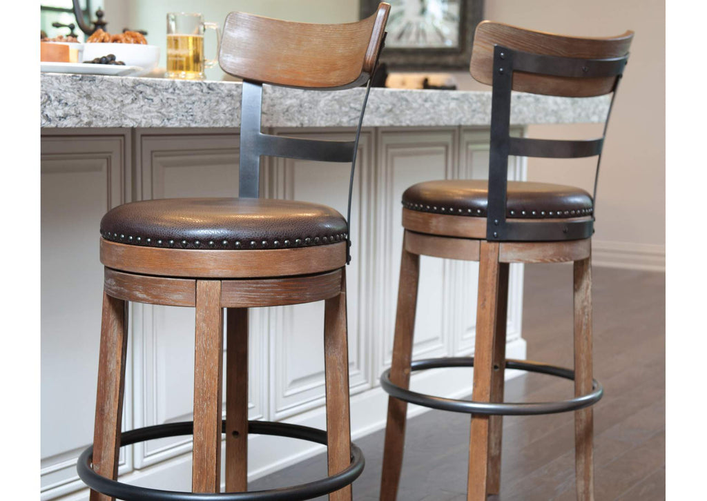 Pinnadel Bar Height Bar Stool (Set of 2) room view