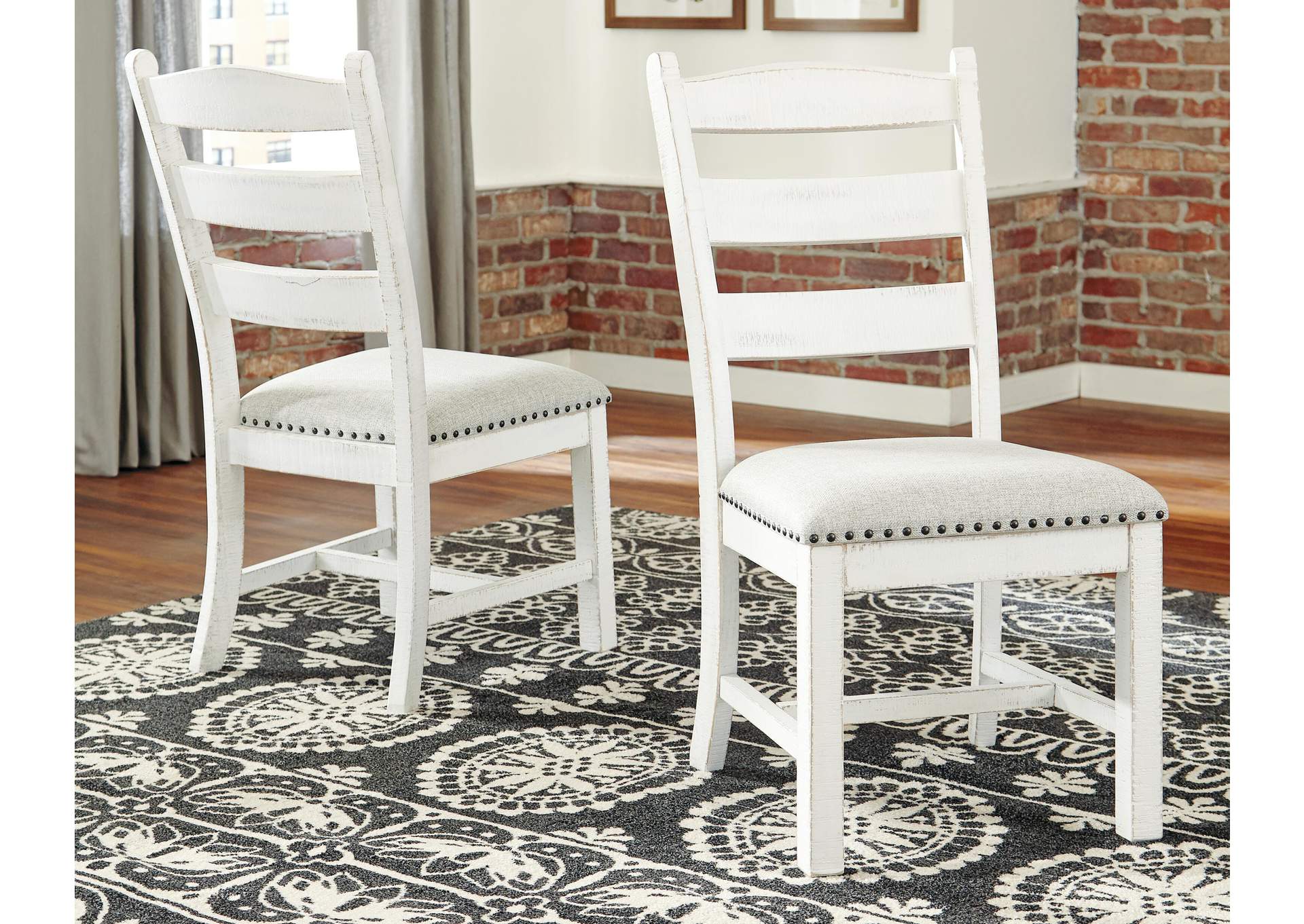 Valebeck Dining Table and 6 Chairs Set room view