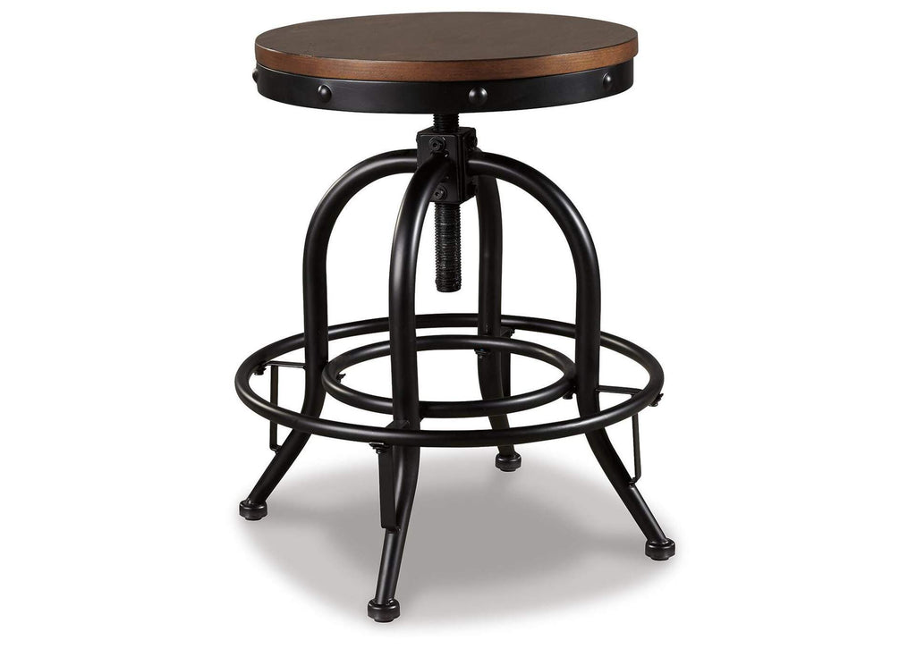 Valebeck Counter Height Dining Table and 4 Bar Stools