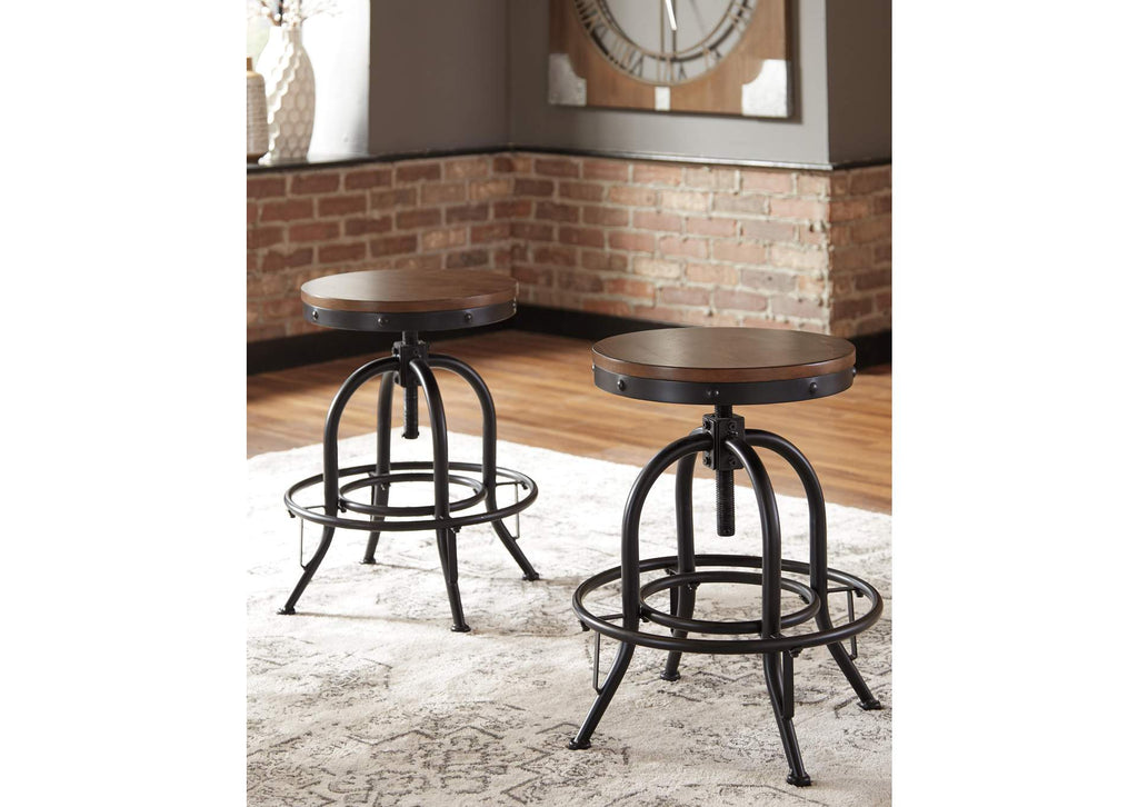 Valebeck Counter Height Dining Table and 4 Bar Stools room view