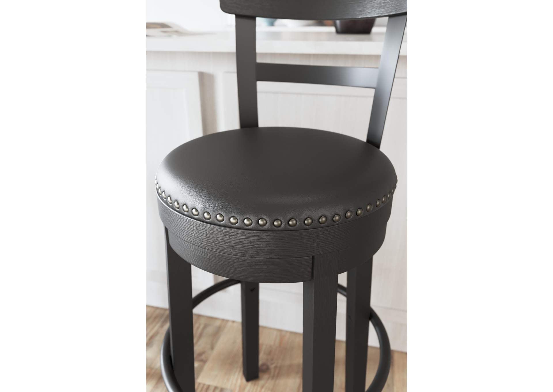 Valebeck Bar Height Bar Stool (Set of 2) detail