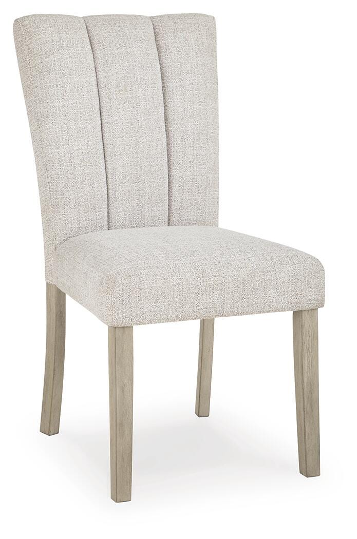 Larawyn Dining Chair in Bisque, angle view