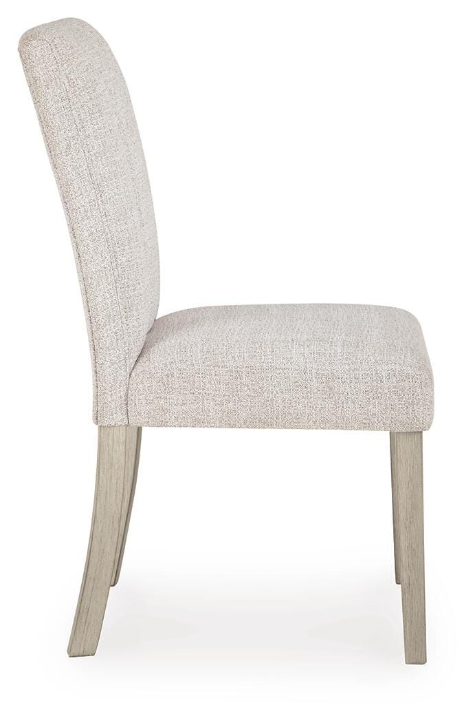 Larawyn Dining Chair in Bisque, side view