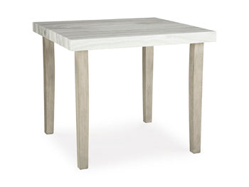 Larawyn Counter Height Dining Table in Bisque, angle view