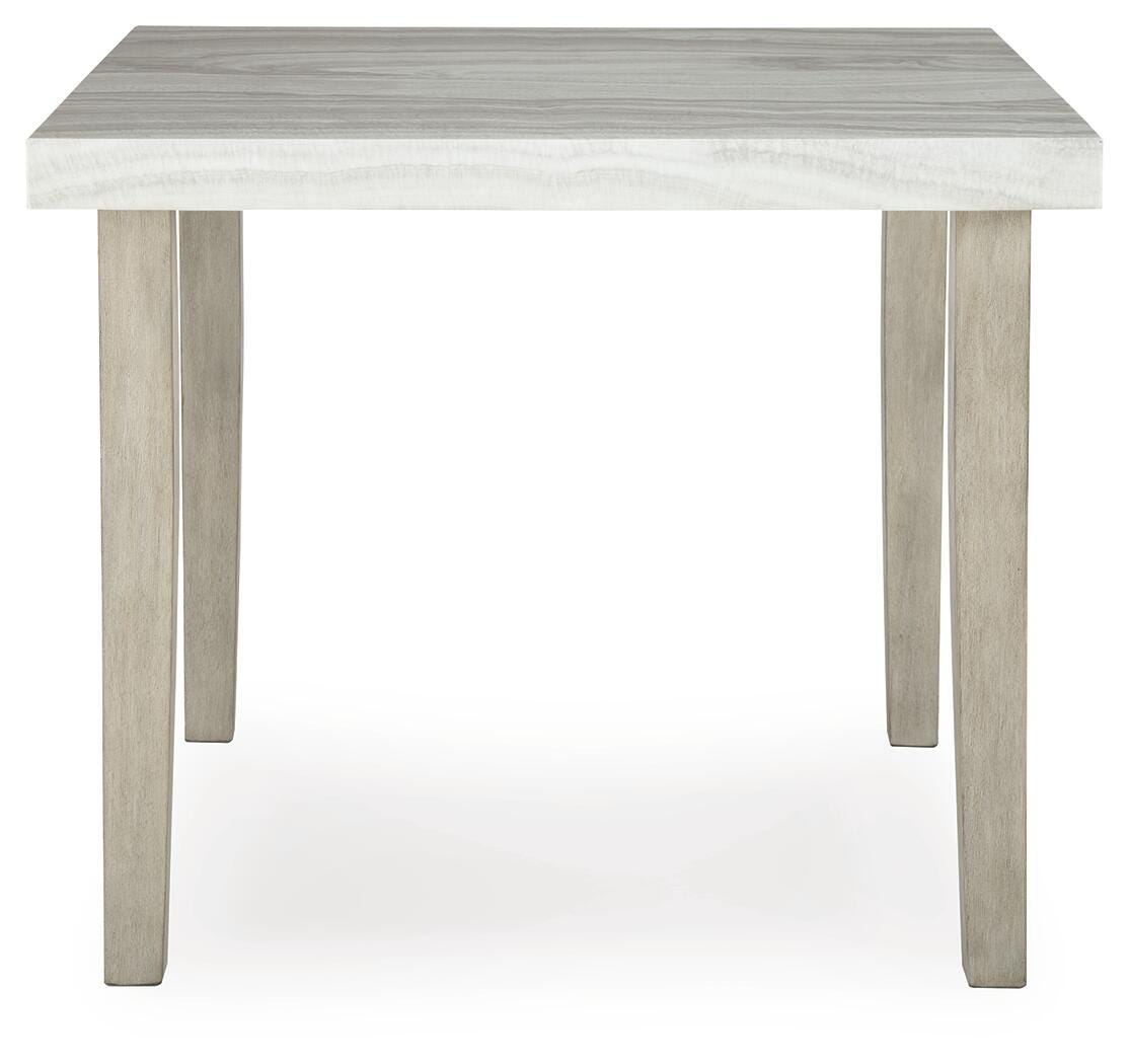 Larawyn Counter Height Dining Table in Bisque, front view