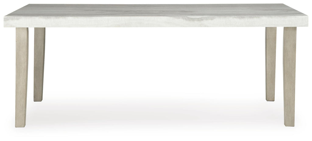 Larawyn Dining Table in Bisque, front view
