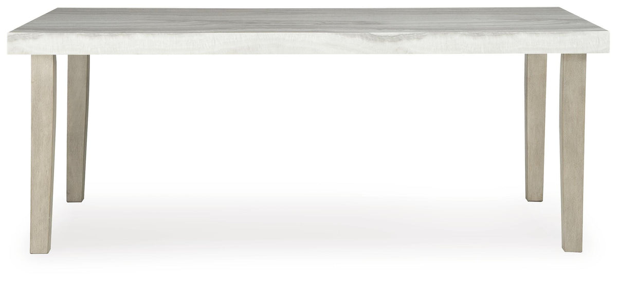 Larawyn Dining Table in Bisque, front view