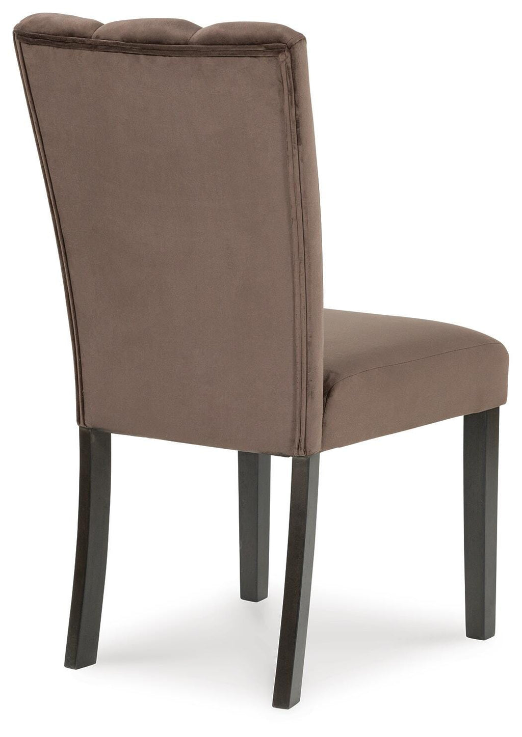 Jeshina Dining Chair in Mocha, back view