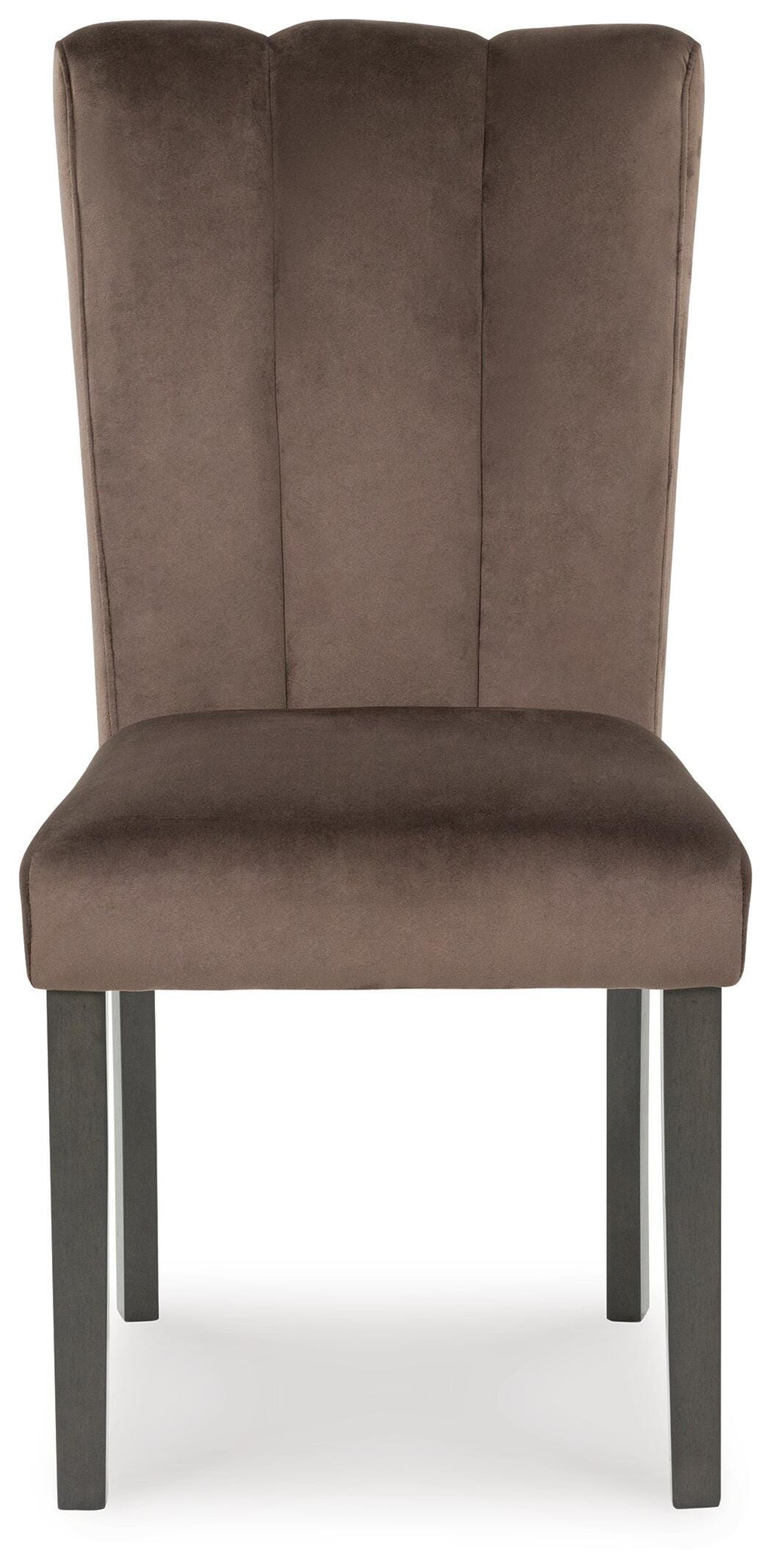 Jeshina Dining Chair in Mocha, front view