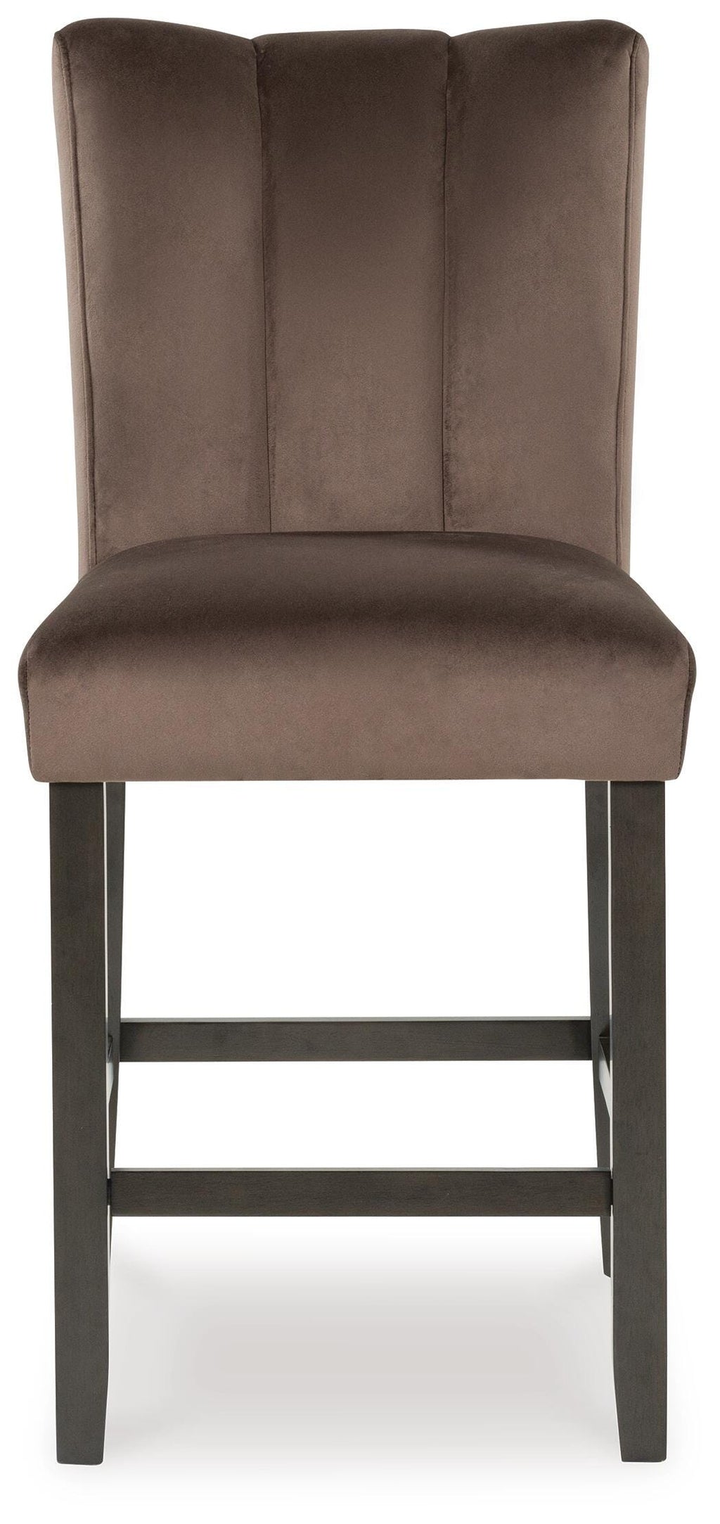 Jeshina Counter Height Barstool in Mocha, front view