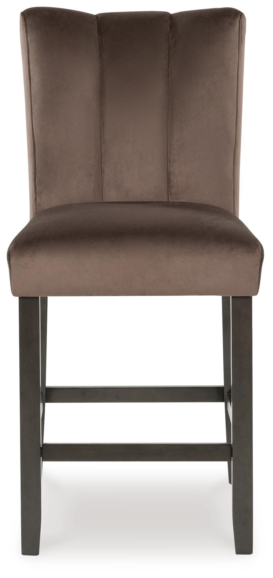 Jeshina Counter Height Barstool in Mocha, front view