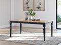 Brenkerton Dining Table in Grayish Brown/Black