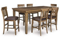 Broxtyn Counter Height Dining Table and 6 Barstools