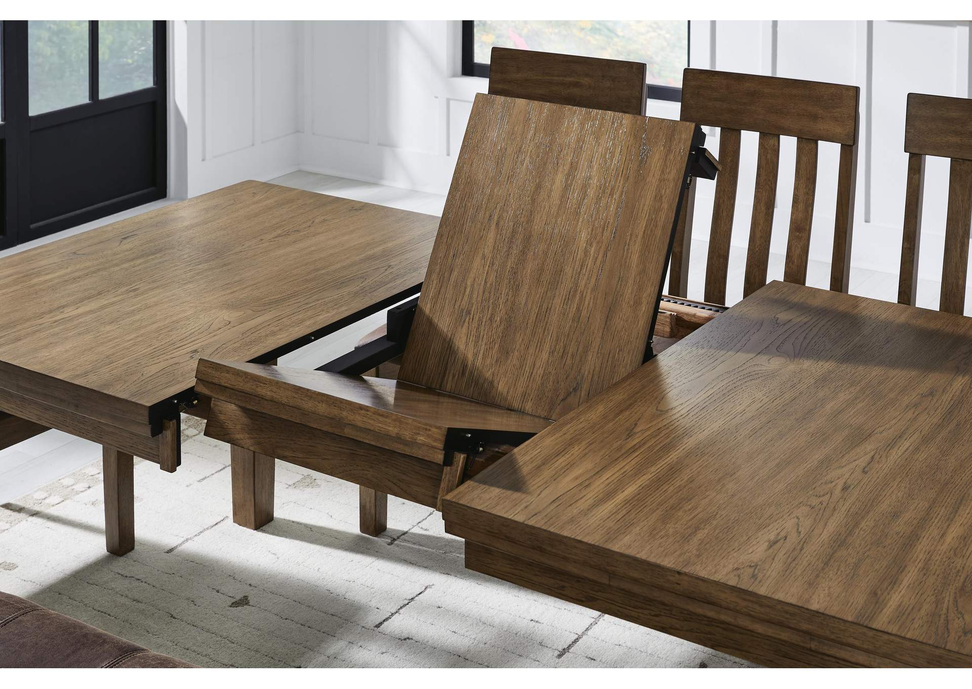 Broxtyn Dining Table and 8 Chairs detail