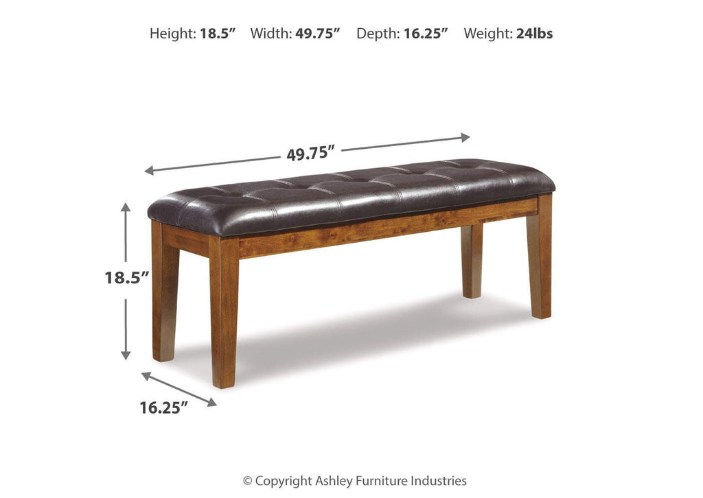 Ralene Dining Bench dimensions