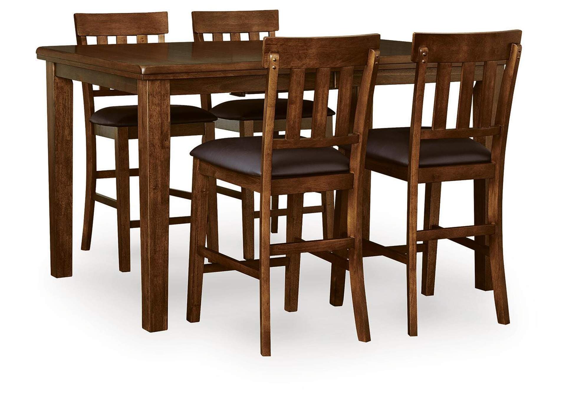 Ralene Counter Height Dining Table and 4 Barstools