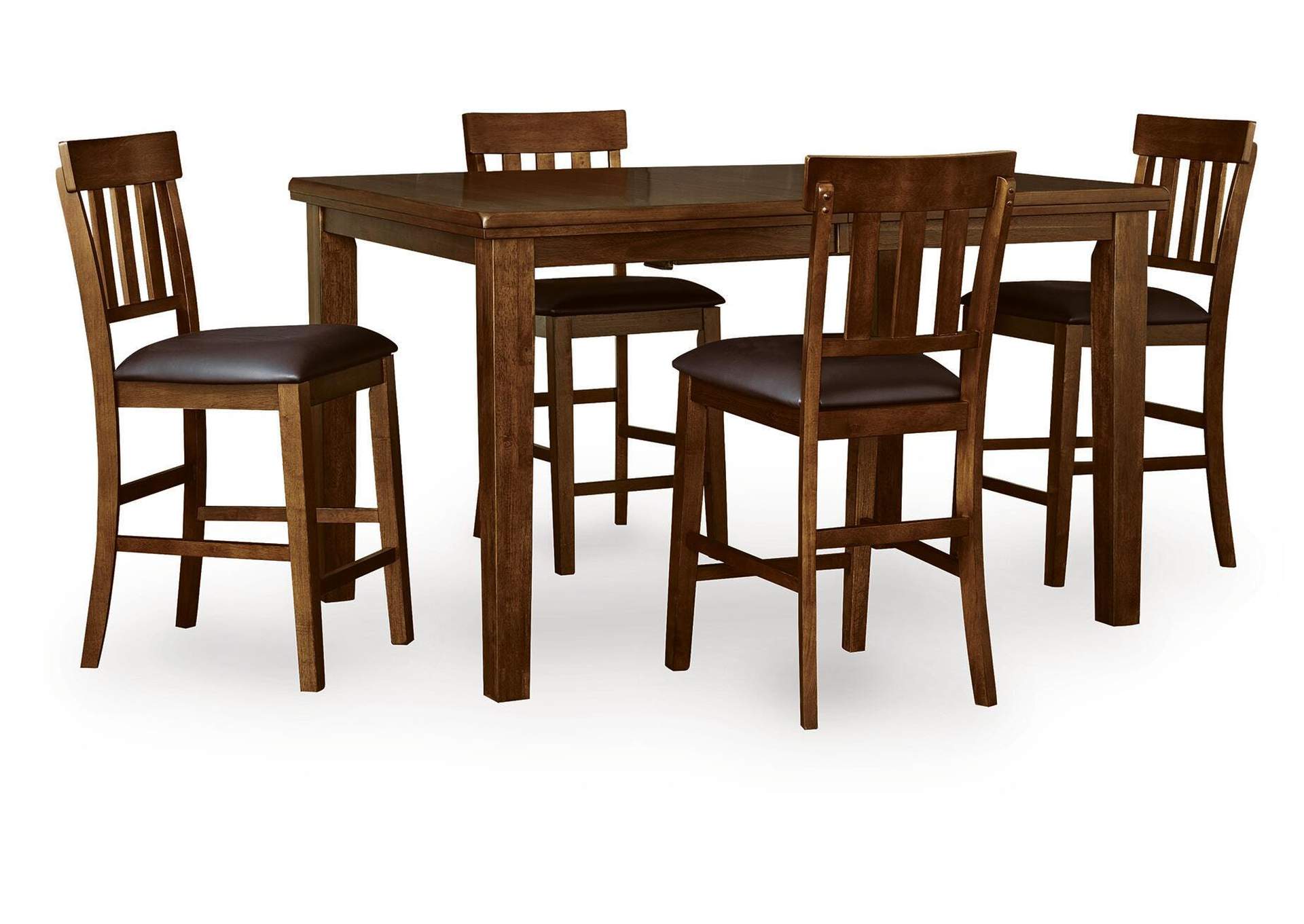 Ralene Counter Height Dining Table and 4 Barstools