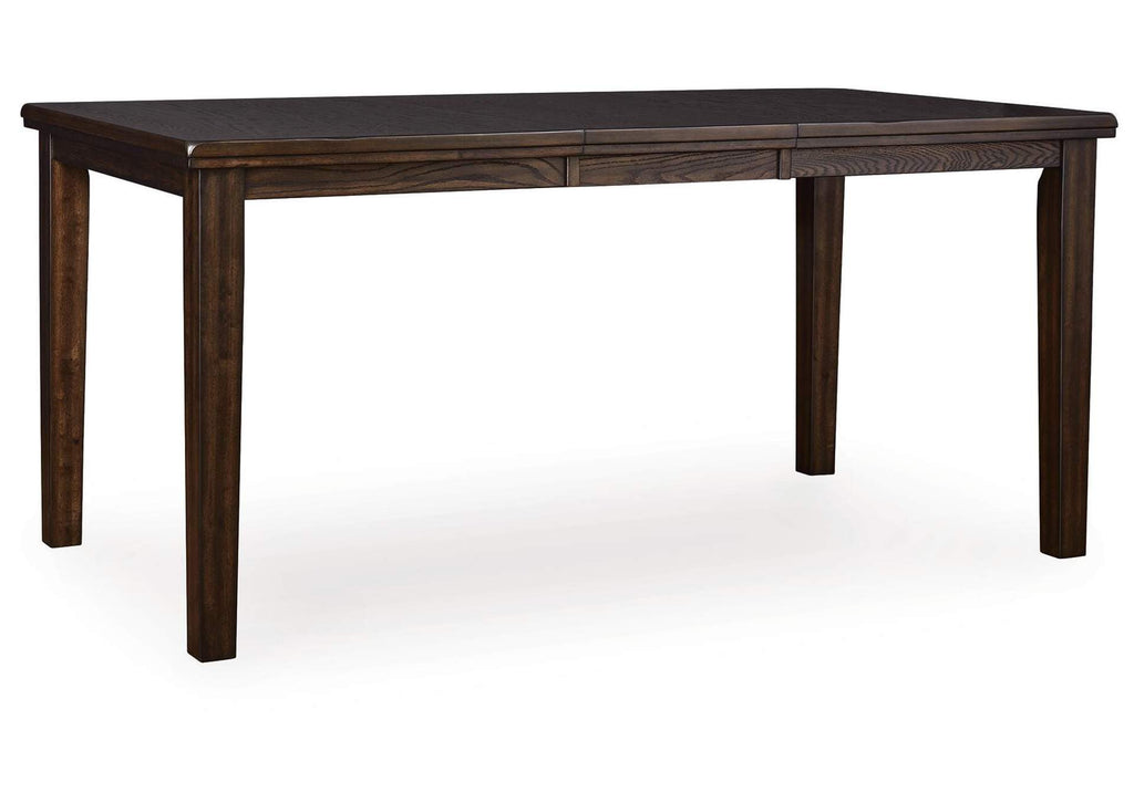 Haddigan Counter Height Dining Extension Table angled view