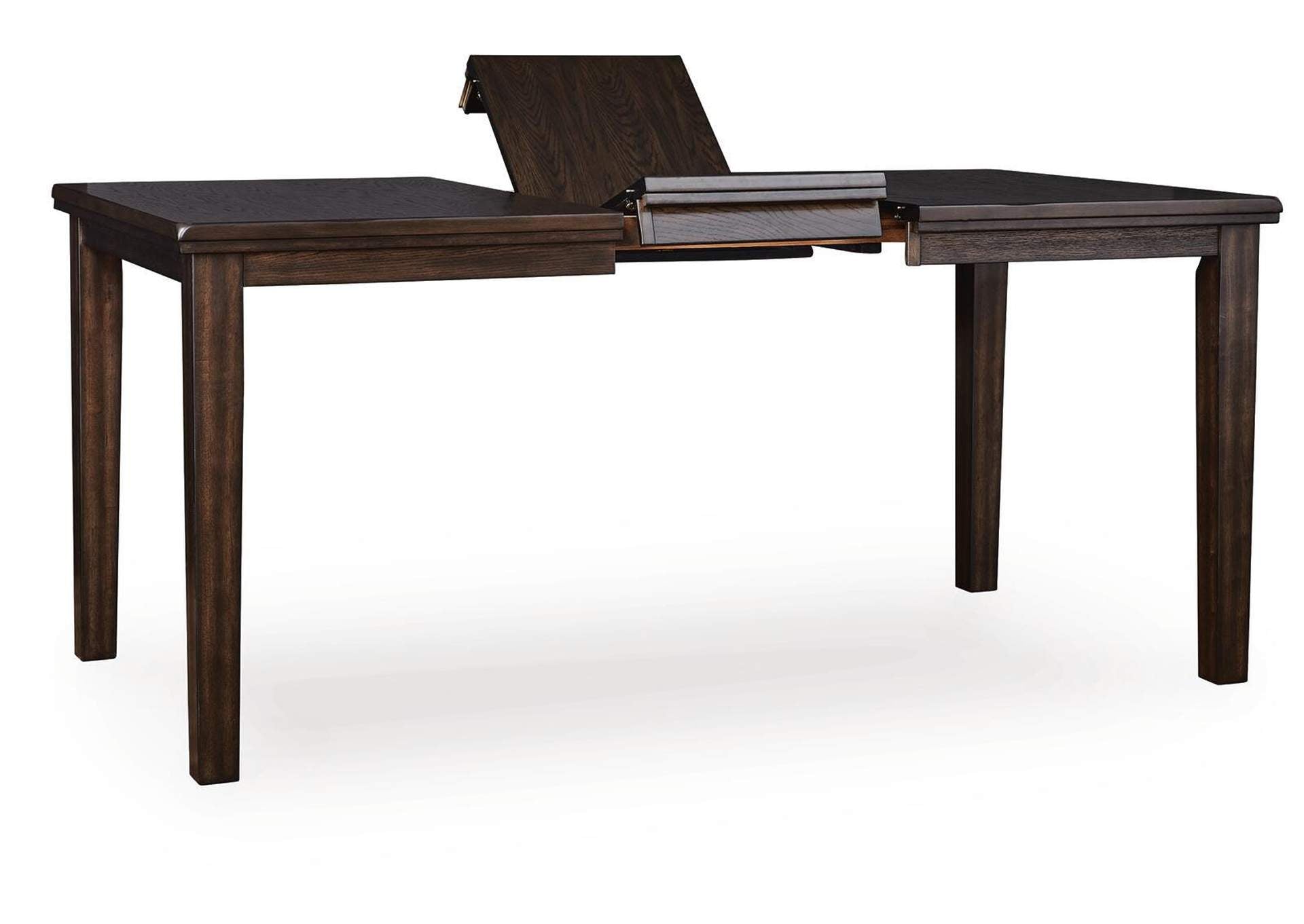 Haddigan Counter Height Dining Extension Table angled view