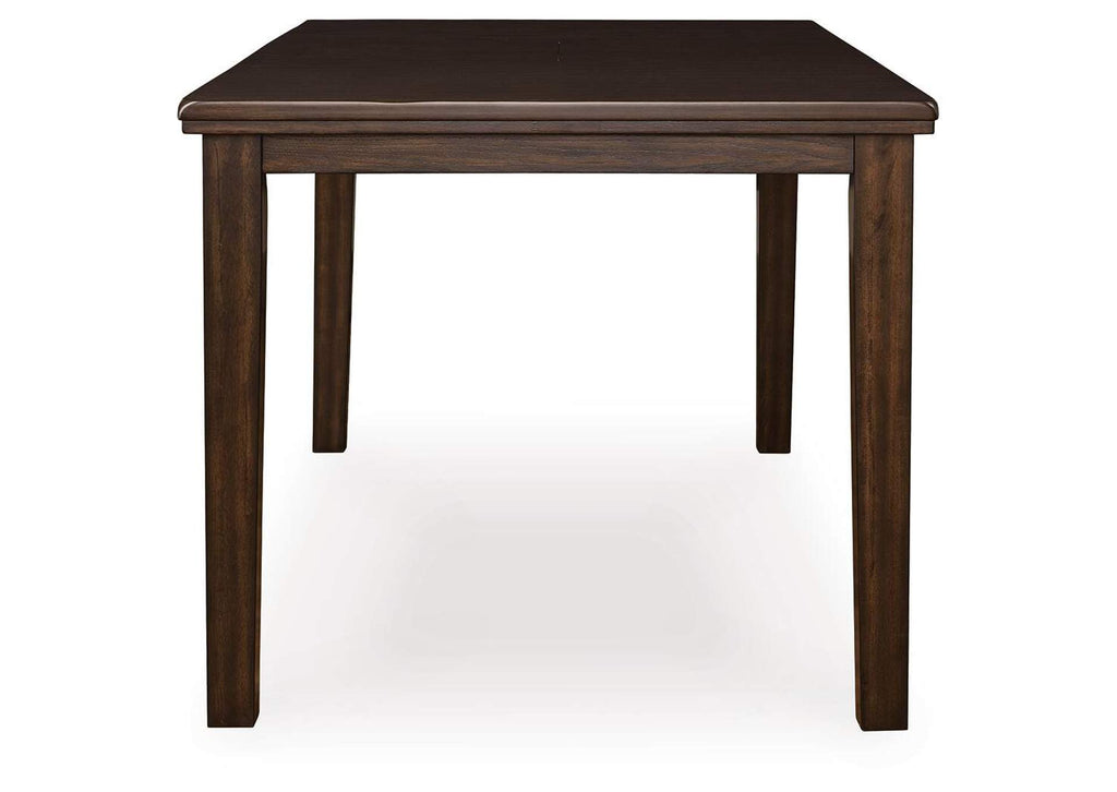 Haddigan Counter Height Dining Extension Table side view