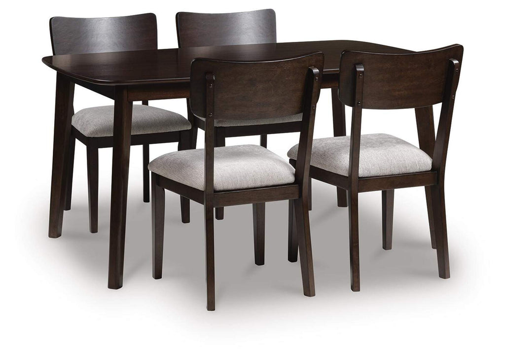 Mallenette Dining Table and 4 Chairs (Set of 5)
