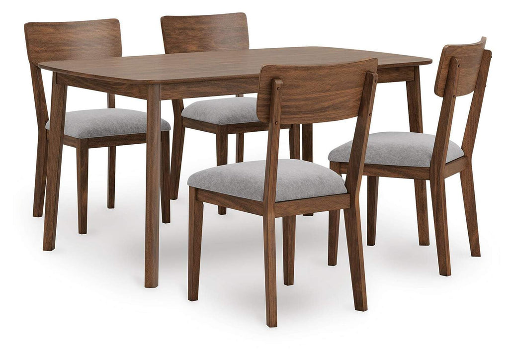 Tameride Dining Table and 4 Chairs (Set of 5) angled view