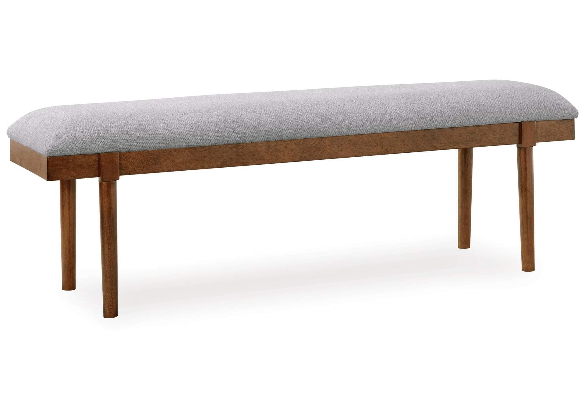 Lyncott Dining Table and 4 Chairs and Bench angled view