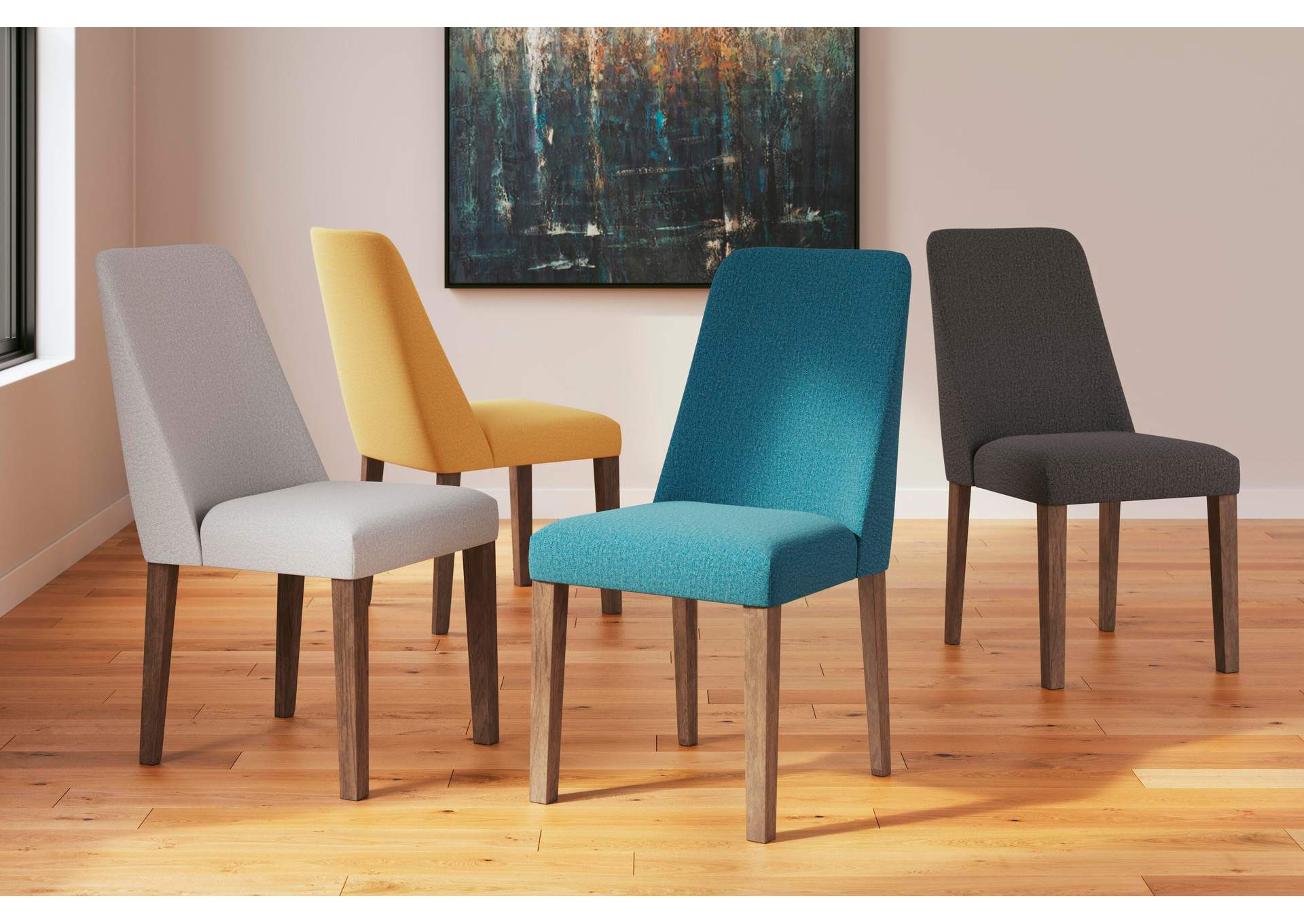 Lyncott Extendable Dining Table and 4 Chairs