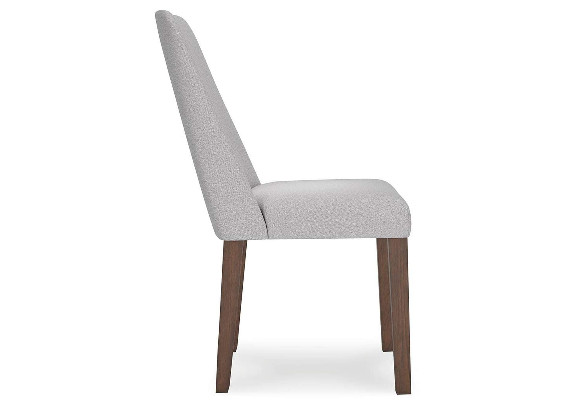 Lyncott Extendable Dining Table and 4 Upholstered Chairs side view