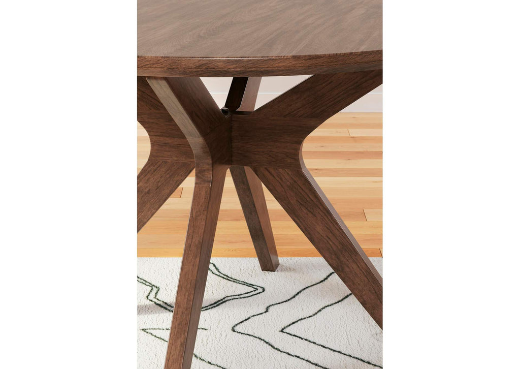 Lyncott Dining Table and 4 Chairs detail