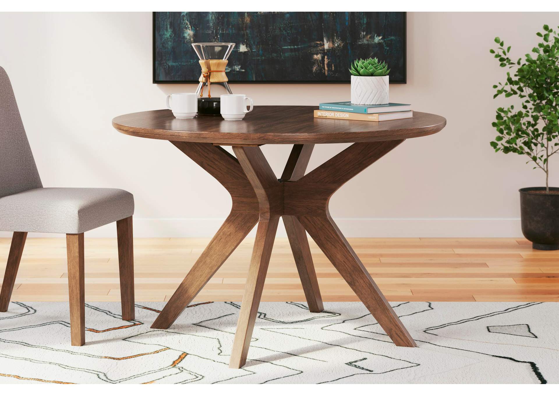 Lyncott Dining Table and 4 Chairs