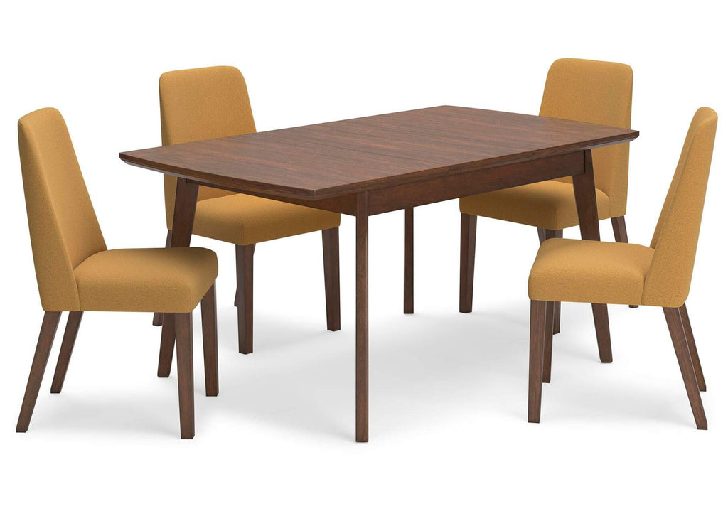 Lyncott Extendable Dining Table and 4 Chairs