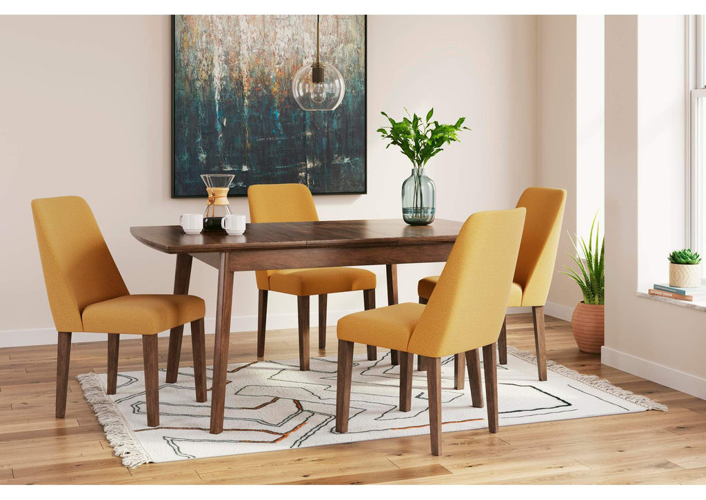Lyncott Extendable Dining Table and 4 Chairs